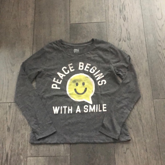 Gymboree Other - Gymboree 100% Cotton dark Gray girl’s T-shirt